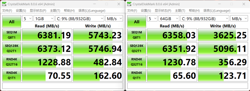 CrystalDiskMark SSD Test
